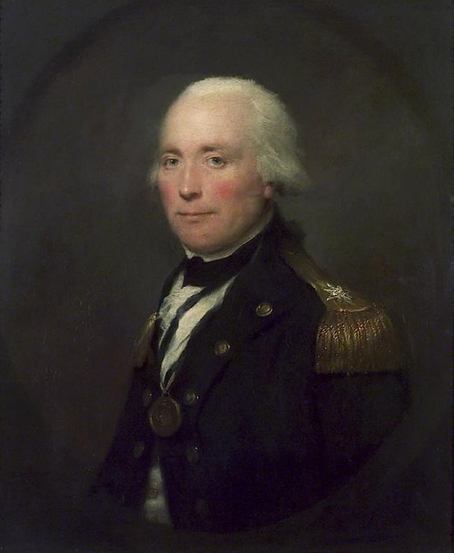 Lemuel Francis Abbott Rear-Admiral Sir Robert Calder oil painting image